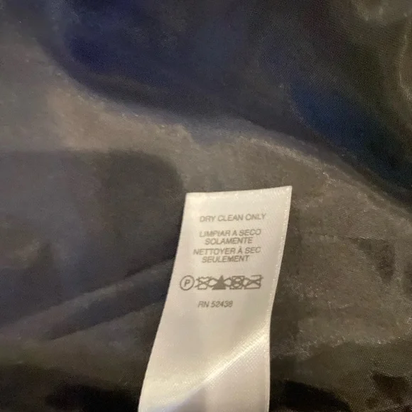 Liz Claiborne Black and Cream Patterned Blazer 20W - Picture 10 of 17